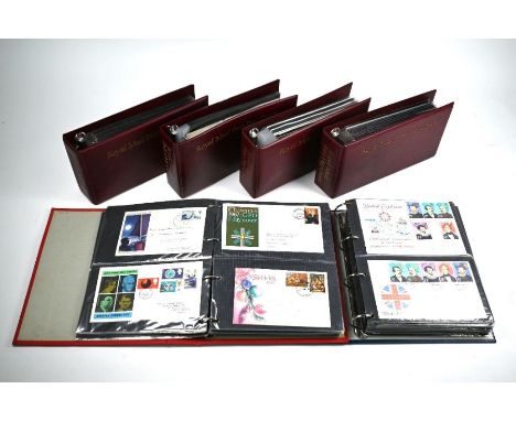 Six albums of first day covers