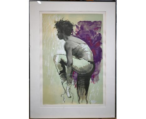 After Donald Hamilton Fraser (1929-2009) - Ballet dancer, ltd ed 95/275 print, pencil signed, 74 x 51 cm