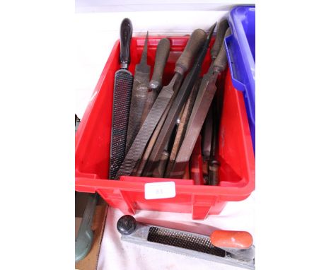 A box of vintage woodworking tools. No shipping 