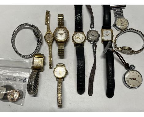 A good selection of ladies vintage watches 