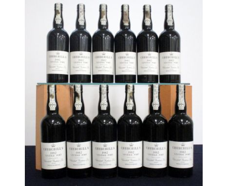12 bts Churchills 1982 Vintage Port owc