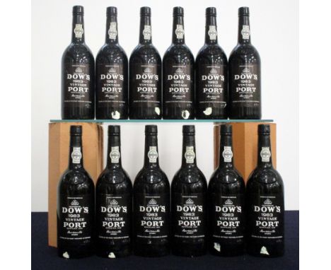 12 bts Dows 1983 Vintage Port owc