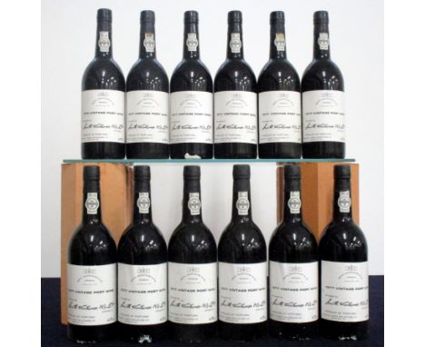 12 bts Smith Woodhouse 1977 Vintage Port owc