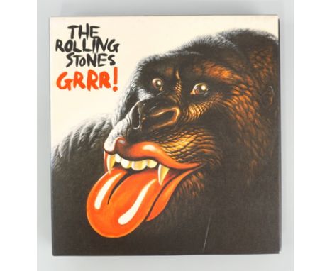 Vinyl- Box ROLLING STONES "Grrr!", Hit deluxe edition 1962-2012, ABKCO Music &amp;amp; Records limitierte Edition Nr. 01233, 