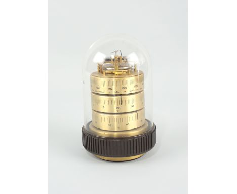 Wetterstation mit Barometer, Hygrometer und Thermometer, Barigo analoge Tisch-Wetterstation für den Innenbereich, HxD ca.17x1