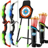 8x NEW & BOXED Bow and Arrow Set for Kids, Kids Archery Set with LED Lights. RRP £30.97 EACH. Bow