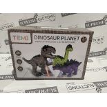 TRADE LOT TO CONTAIN 32x NEW & BOXED TEMI 3 Pack Electrical Walking Dinosaur Toys for Toddlers.