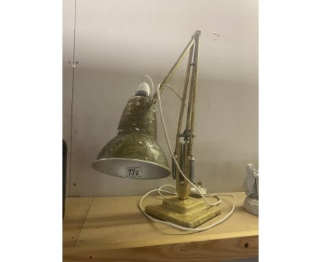 A vintage Herbert Terry Anglepoise lamp