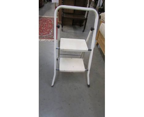 A metal folding step ladder, COLLECT ONLY.