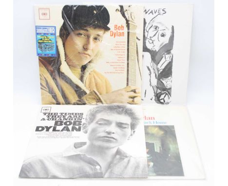 Bob Dylan, a collection of LP's to include S/T LP 5120 Sundazed 180 pressing, Planet Waves Japanese pressing P-8420Y, Times T