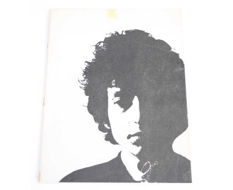 Bob Dylan, a Dylan '66 UK tour programme.