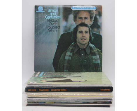 Paul Simon / Simon And Garfunkel, a collection of LP's and 12" singles to include Graceland x2 Japanese pressing P-13311 &amp