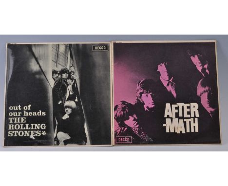 The Rolling Stones, Out Of Our Heads, UK pressing Decca LK 4733 ARL - 6973 10B / 9A, Mono boxed Decca sleeve '965, together w