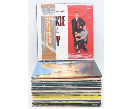 Jazz/Folk/Counry/Blues, a large collection of LP's to include John Denver - Live In London, Jimmie Rodgers - 110 Collections 