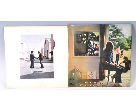 Pink Floyd, Wish You Were Here, UK 1st issue SHVL 514 A-1/B-5, Side 1 Part 5 Water-Gilmour-Wright credit, innner with three d