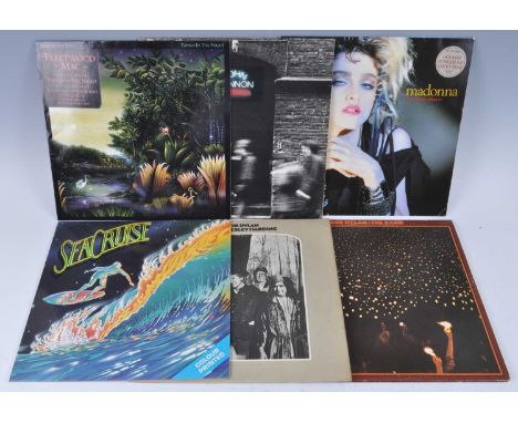 A collection of vinyl LP's, various dates and genres to include Fleetwood Mac - Tango In The Night, John Lennon - Rock 'N' Ro