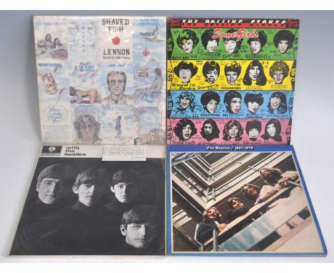 A collection of LP's, to include The Beatles - With The Beatles, 20 Greatest Hits, 1967-1970, The Rolling Stones - Some Girls