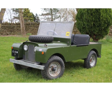 Rebel Replicas 1/2 scale series 1 Land Rover, battery operated with forward / reverse gears, brake, working lights and horn