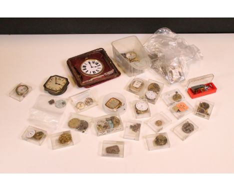 A collection of vintage mechanical watch movements to include Zenith, Rolex, Omega and Longines examples.