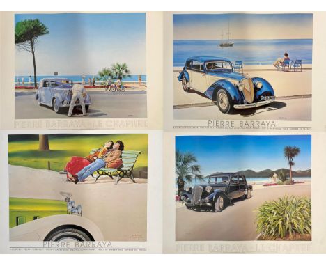 Pierre Barraya (b. 1938)&nbsp;
Automobile Delage Cabriolet Type D8-s &amp; Automobile Delahaye Type 135 M.S Carrosee par Henr