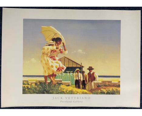 Jack Vettriano (Scottish, b.1951)
Twelve vintage art posters, majority by the Portland Gallery, including Elegy for a Dead Ad