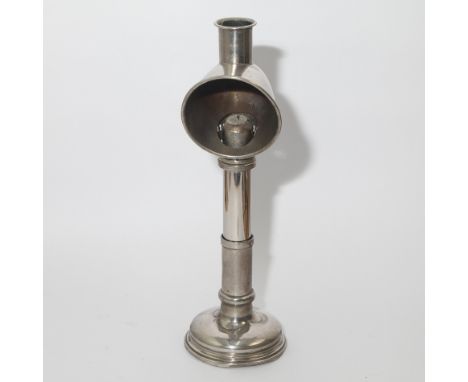 Polished metal adjustable nurses lamp 16" high