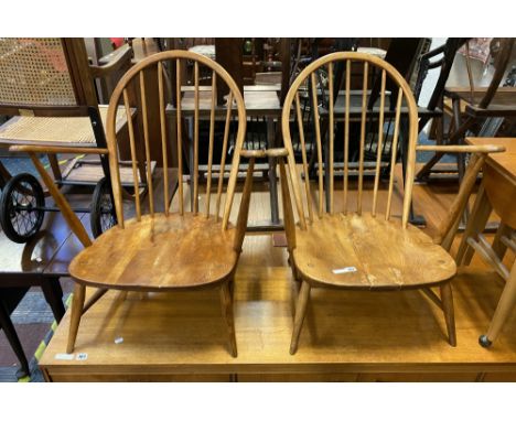 PAIR OF ERCOL CHAIRS
