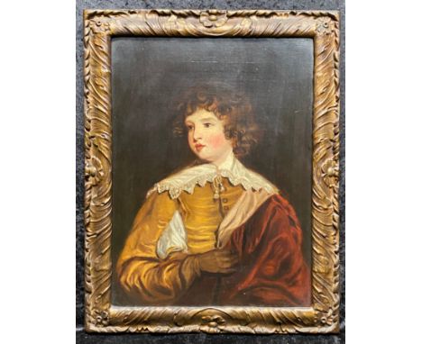 PORTRAIT OF A YOUNG BOY IN THE STYLE OF VAN DYKE