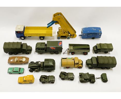 QTY OF VINTAGE COLLECTORS CARS/LORRIES/&amp; MILITARY VEHICLES