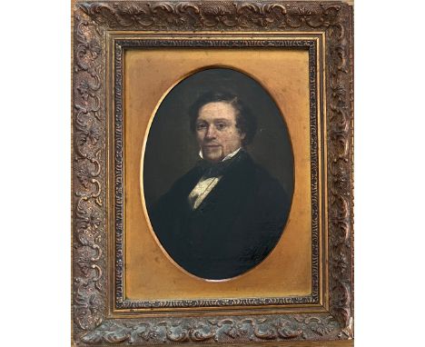 19th Century Portrait man. Oil on canvas.Measures 16cm x 20cm.Condition Report – Good condition for age.