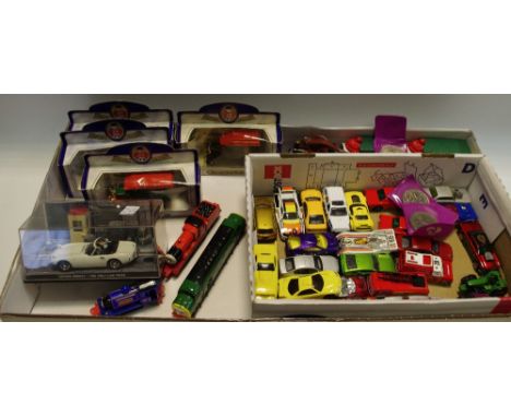 Toys - die-cast models including Matchbox No.56 Hi-Tailer; Oxford Die-cast Replica vans (boxed with certificate); Corgi Eddie