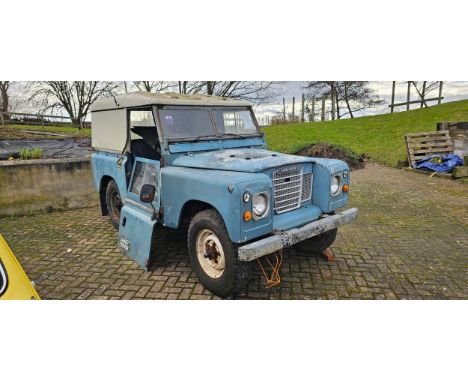 C.1971-75 Land Rover Series III, 88", 2250cc diesel. Registration number not registered. Chassis number not found. Engine num