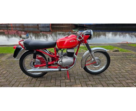 1966 DMW Sports Twin, 249cc. Registration number FCR 9D. Frame number2M53. Engine number 012F1836.Sold with the V5C, R.F. 60,