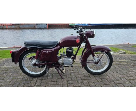 1957 Panther model 10/4, 197cc. Registration number 820 XVY (non transferrable). Frame number VA/0350. Engine number 544B/454