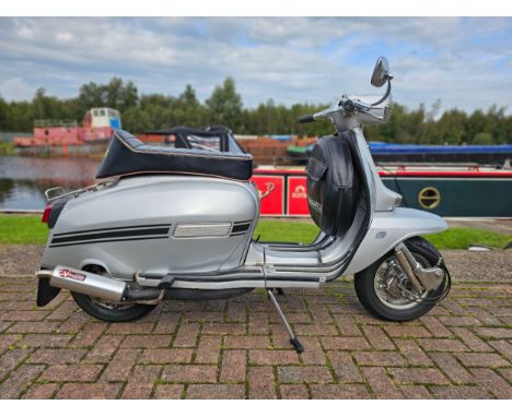 1985 Lambretta/Vijay GP200, 198cc. Registration number B249 AKN. Frame number 22/4 22 339582. Engine number S 602 007324.Sold