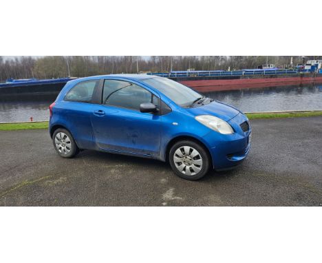 2006 Toyota Yaris T3, 998cc. Registration number YS06 VGM. VIN Number VNKJG96330A019231. Engine number 1KR5211970.Sold with t