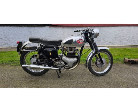 1961 BSA Super Rocket, 646cc. Registration number YHE 338. Frame number overpainted GA7 17444. Engine number DA10R 4620. Sold