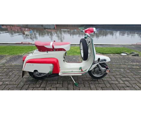 1971 Lambretta J50, 50cc. Registration number EKH 355J (non transferrable). Frame number 50DL 513558. Engine number J50 51017