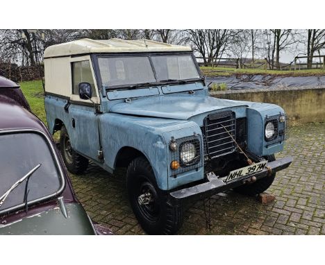 1973 Land Rover Series III, 88", 2286cc petrol. Registration number NHL 397M. Chassis number 90106702A. Engine number 9014402