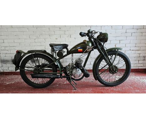 1965 DMW Hornet MKI, Race Bike, 247cc. Registration number EDE 217C (non transferrable). Frame number H016. Engine number 222