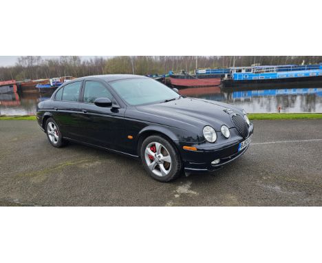 2003 Jaguar S Type, 2.5 V6 Sport. Registration number BJ53 UTR. VIN number SAJAC03N94JN03059.Sold with the V5C, receipts for 