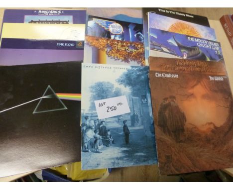 Records : Rock, prog Rock LP's, incl The Who (2), Pink Floyd (3), Moody Blues (2), Joe Walsh (13), all US/Canadian pressings,