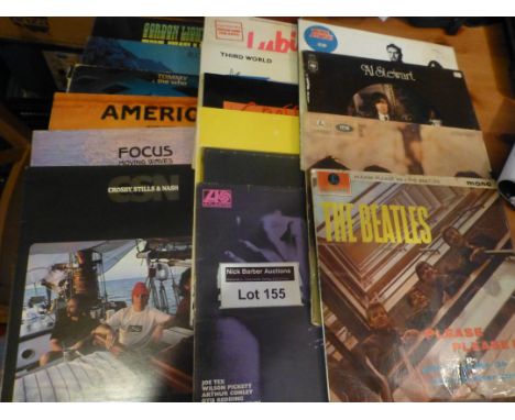Records : Collection of albums inc The Who, America, Soul, Beatles, good/vgc (16).