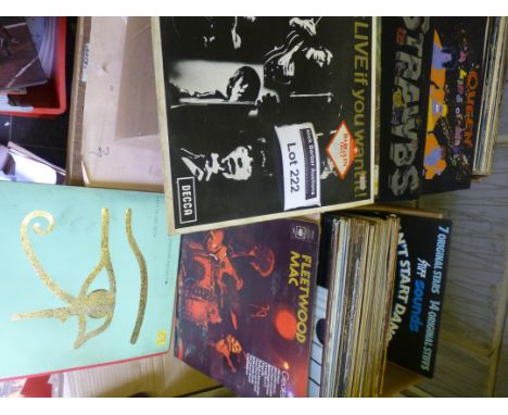 Records : 50+ classic rock albums incl The Who, Queen, Bruce Springsteen, Genesis etc, good/vgc.