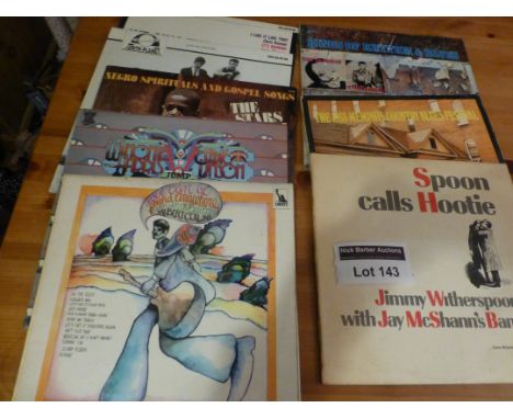 Records : R & B album selection - all vg/exc seemingly almost unplayed condition, incl 68 Memphis Blues, Witherspoon, Wild Oa