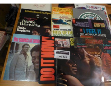 Records : Soul and some Gospel album selection all vg/exc inc artists Ruby Waters, Linda Hopkins, Joe Simon, Soulshake, Irene