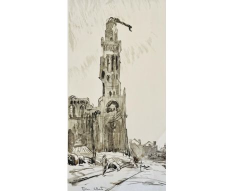 Sir Muirhead Bone, European Cathedral (XIL), numbered prints. 29cm H x 43cm WSir Muirhead Bone (23 March 1876 – 21 October 19