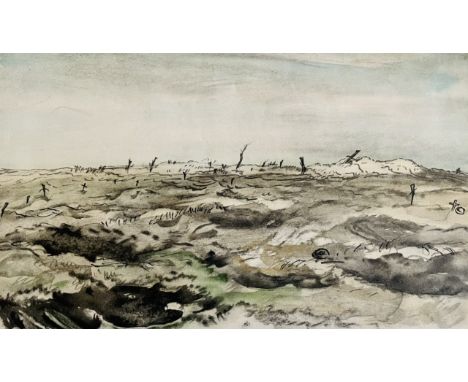 Sir Muirhead Bone, Landscape (LX) numbered print. 29cm H x 43cm WSir Muirhead Bone (23 March 1876 – 21 October 1953) was a Sc