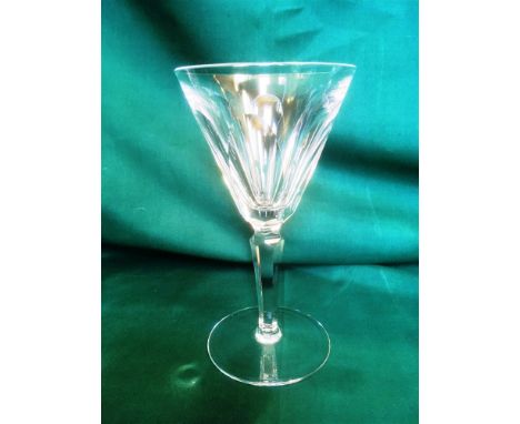 Sold at Auction: Four Waterford Crystal Clarendon Ruby Red Martini Glasses