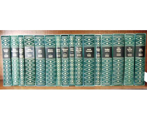 [CLASSIC LITERATURE]  Dickens, Charles. Works of, sixteen volumes, The Folio Society, London, circa 1985-87, quarter cloth, e